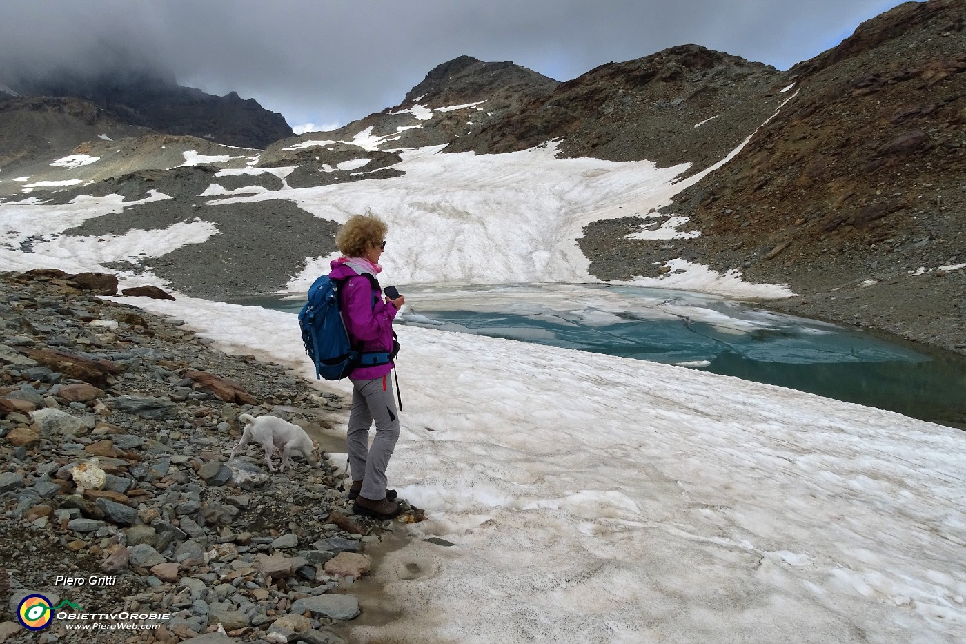 84 E siamo al laghetto glaciale alto (2909 m).JPG